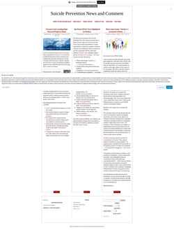 Screenshot suicidepreventioncommunity.wordpress.com