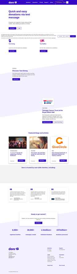 Скриншот donr.com