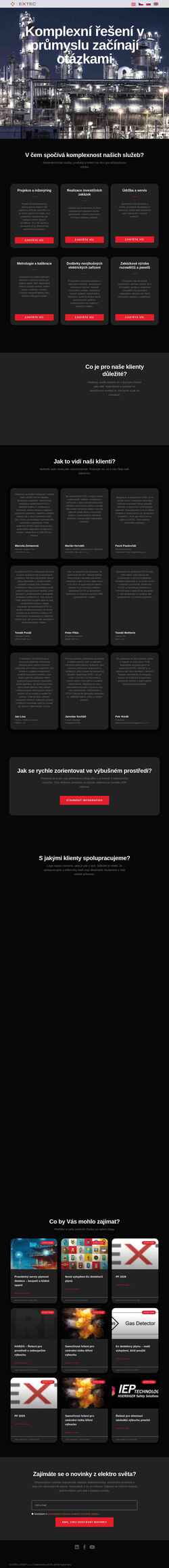 Screenshot extec.cz