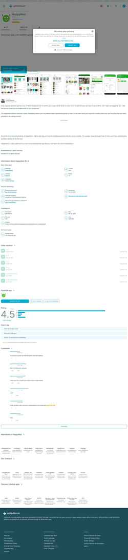 截屏 happymod.en.uptodown.com