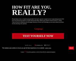Снимак екрана www.worldfitnesslevel.org