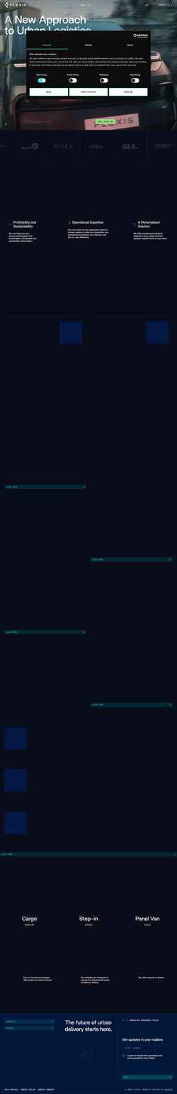 Screenshot flexis-mobility.com