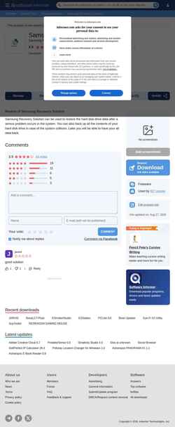 Captura de pantalla samsung-recovery-solution-ii.software.informer.com