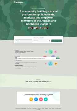 Screenshot frontroom.link
