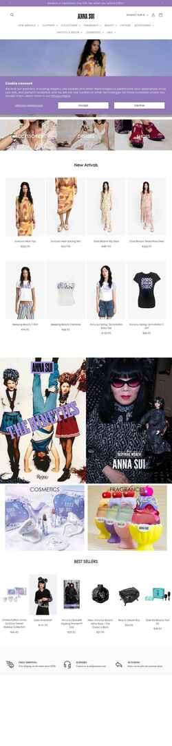 Captura de pantalla annasui.com