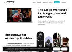 Screenshot www.thesongwriterworkshop.com