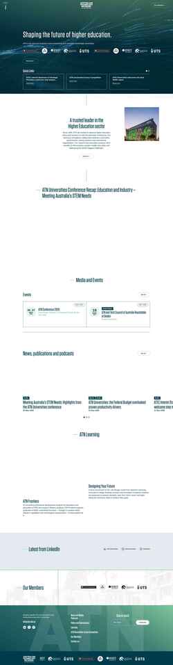 Снимак екрана www.atn.edu.au