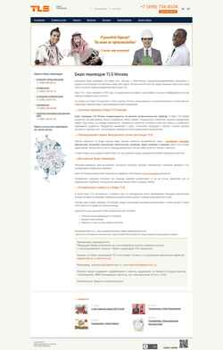 Snímek obrazovky www.tlservice.ru