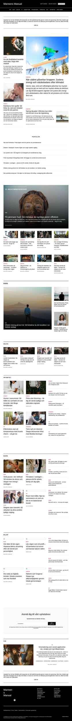 Screenshot mannensmanual.se
