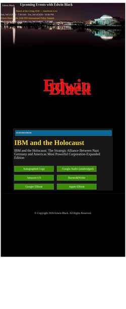 Screenshot edwinblack.com