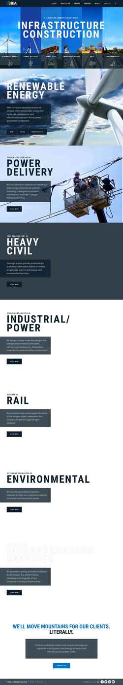 Screenshot iea.net