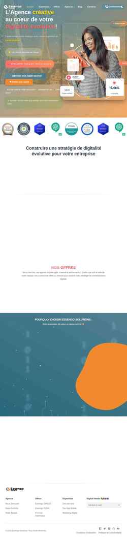 Screenshot www.essengosolutions.com