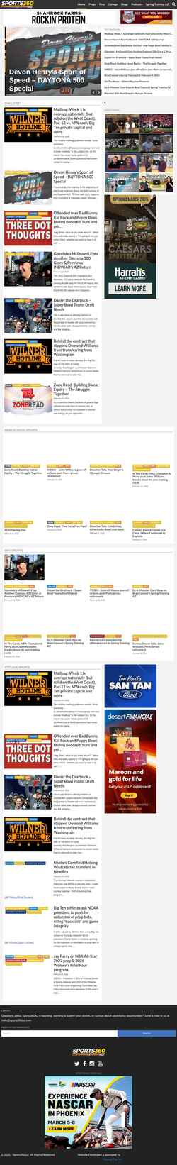 Screenshot sports360az.com