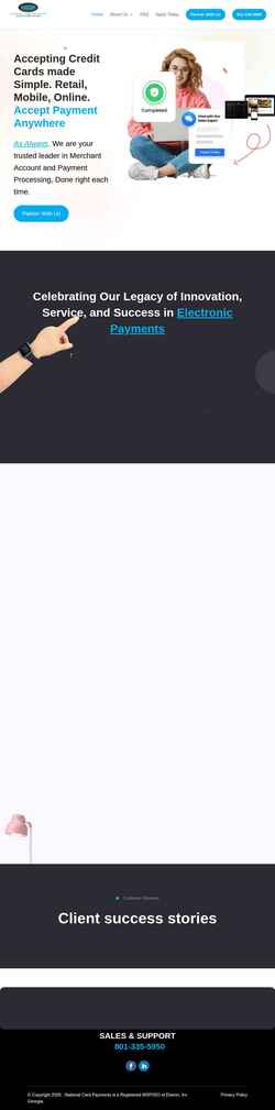 Screenshot ncpayments.com