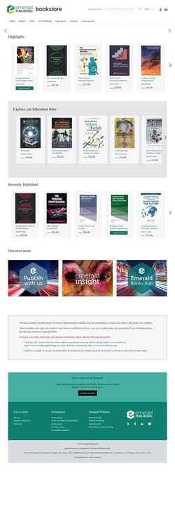 截屏 bookstore.emerald.com