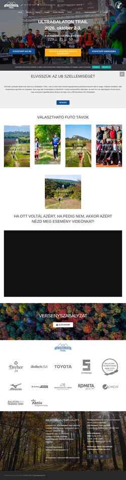 Captura de pantalla ultrabalatontrail.hu