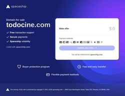 Captura de tela todocine.com