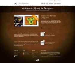 Captura de pantalla jqueryfordesigners.com