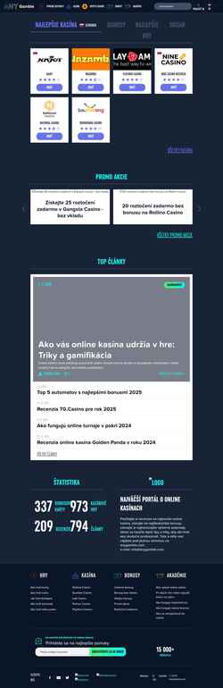 Screenshot anygamble-sk.com