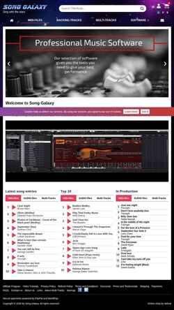 Скриншот songgalaxy.com