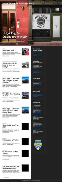 Screenshot www.ngpracing.com