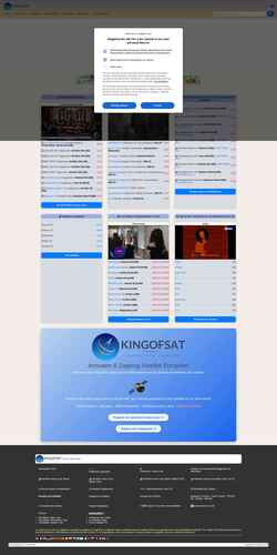 Captura de pantalla kingofsat.net