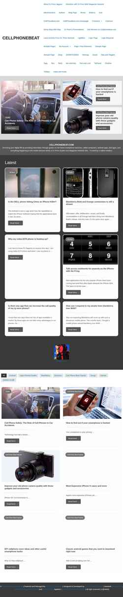 Captură de ecran cellphonebeat.com