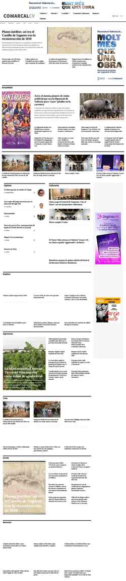 Screenshot comarcalcv.com
