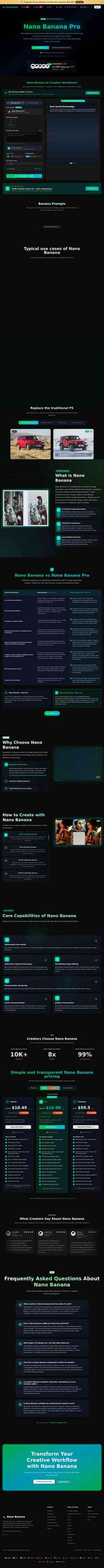 Captura de pantalla nanobanana.org