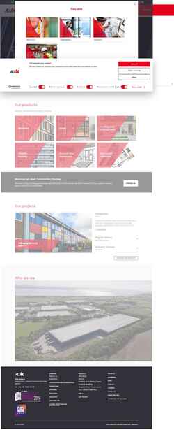 Screenshot ie.aluk.com
