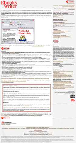 Screenshot ebookswriter.com
