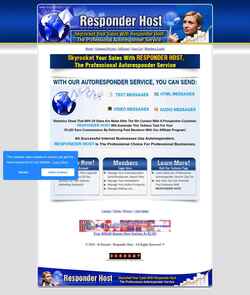 Screenshot www.responderhost.com