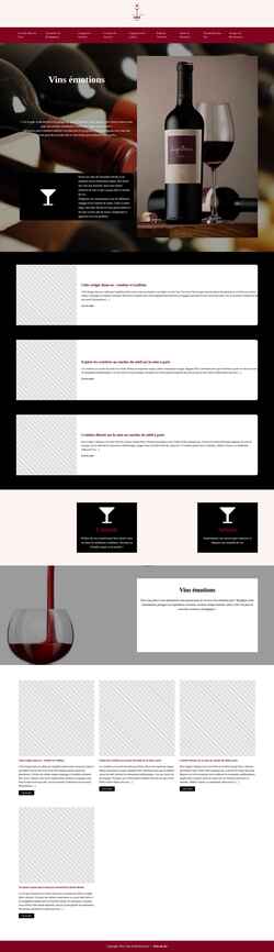 Screenshot vins-emotions.com