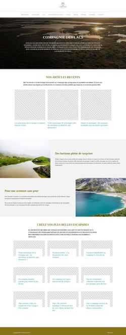 Screenshot compagniedeslacs.com