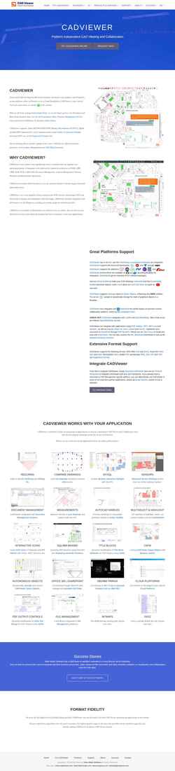 Snímek obrazovky cadviewer.com