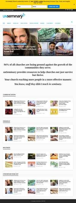 Snímka obrazovky unseminary.com