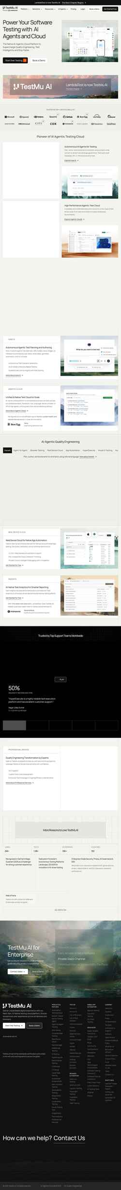 Ekrānuzņēmums www.testmuai.com
