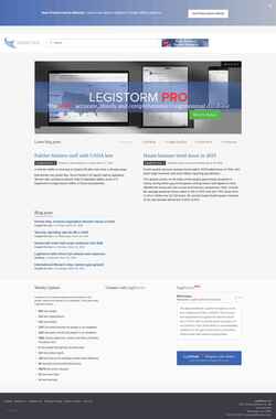 スクリーンショット www.legistorm.com