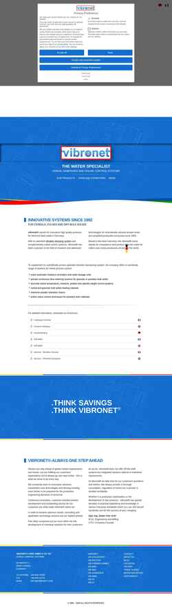 Screenshot vibronet.com