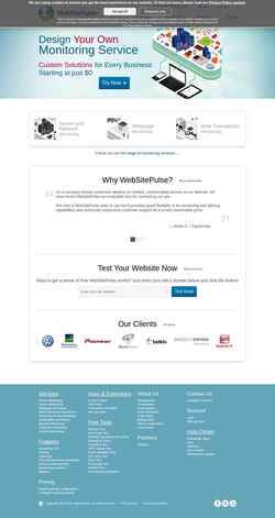 Screenshot www.websitepulse.com