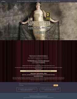 Screenshot sophietucker.com