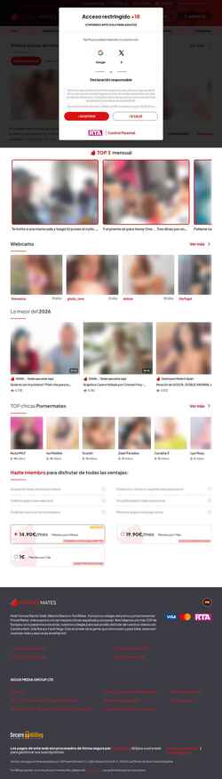 Screenshot pornermates.com