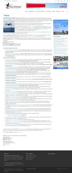 Skjermdump evtol.news