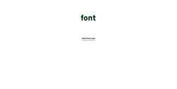 Screenshot font.com