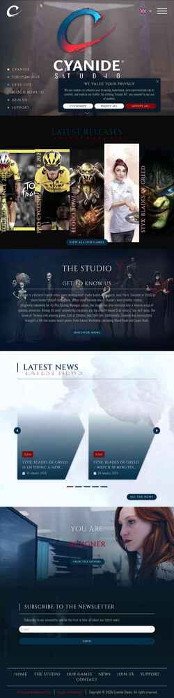 Snímek obrazovky cyanide-studio.com