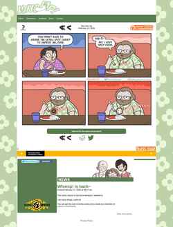 Screenshot www.whompcomic.com