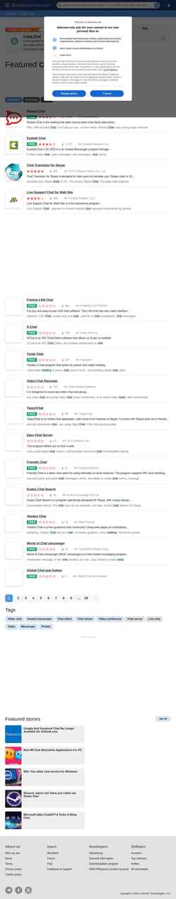 Screenshot chat.software.informer.com