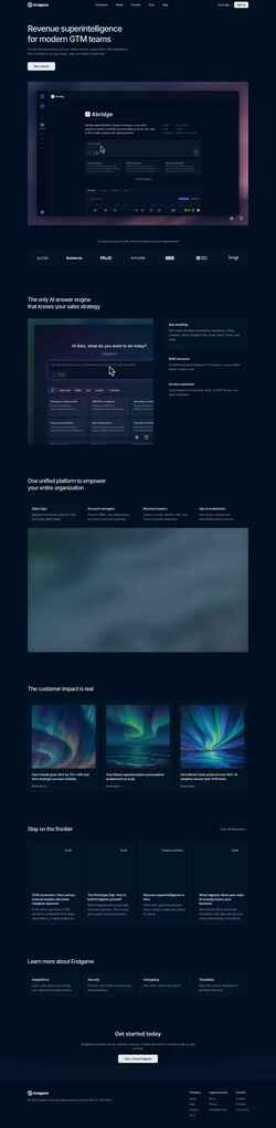 Screenshot www.endgame.io