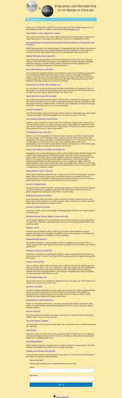 Screenshot www.slateandshell.com