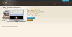 Snímka obrazovky calibre-ebook.com